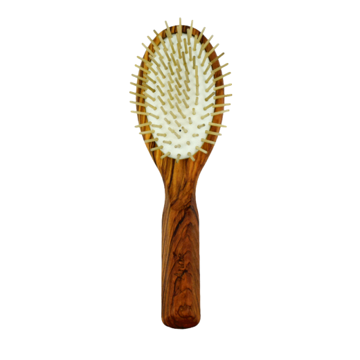 Olive wood spiked brush