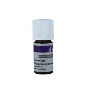 Geranium AP - essential oil - organic - view 2 - Aroma'Plantes