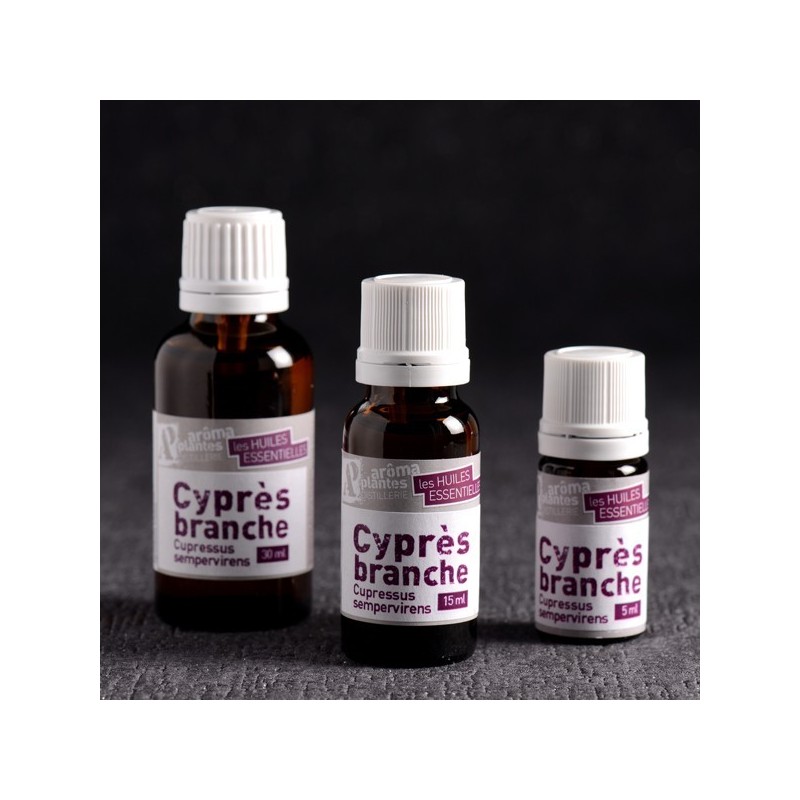 Huile essentielle de rameaux de Cyprès biologique